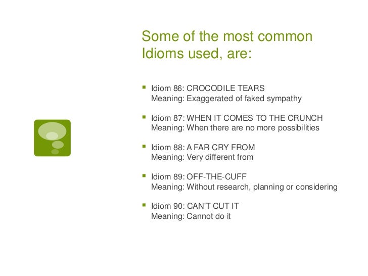 Idioms P2