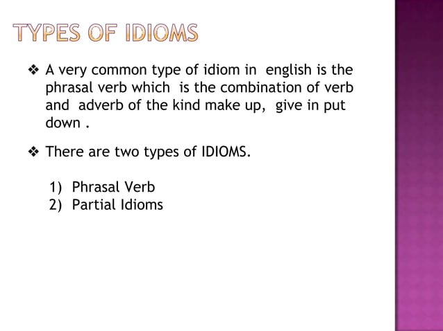 Idioms presentation | PPT | Free Download