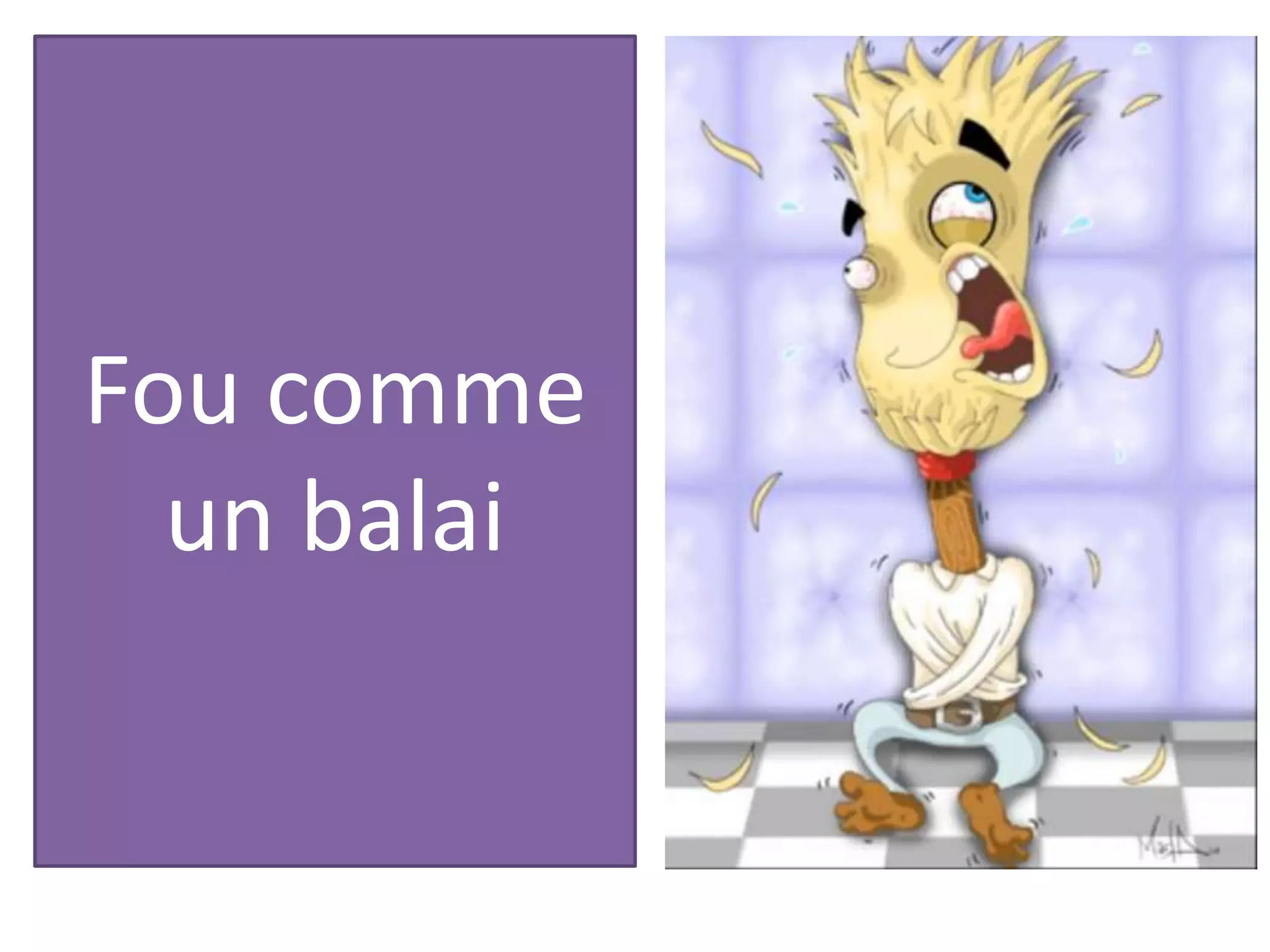Fou comme
un balai