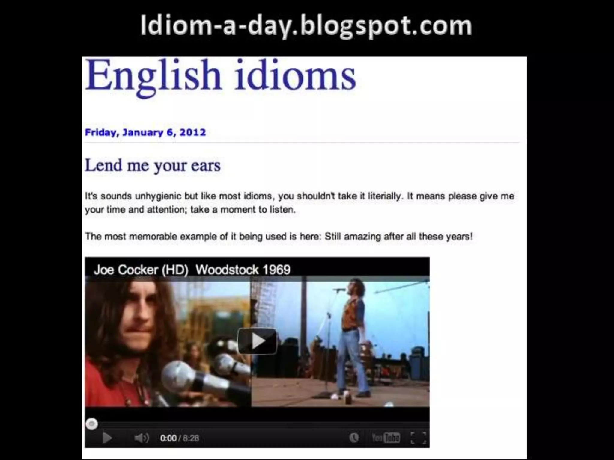 Idioms for Language Learners: Ideas, Tools, & Resources