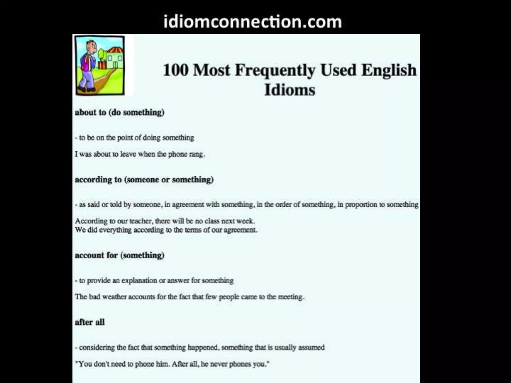 Idioms for Language Learners: Ideas, Tools, & Resources