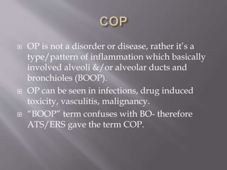 Idiopathic interstitial pneomonia part2 | PPTX
