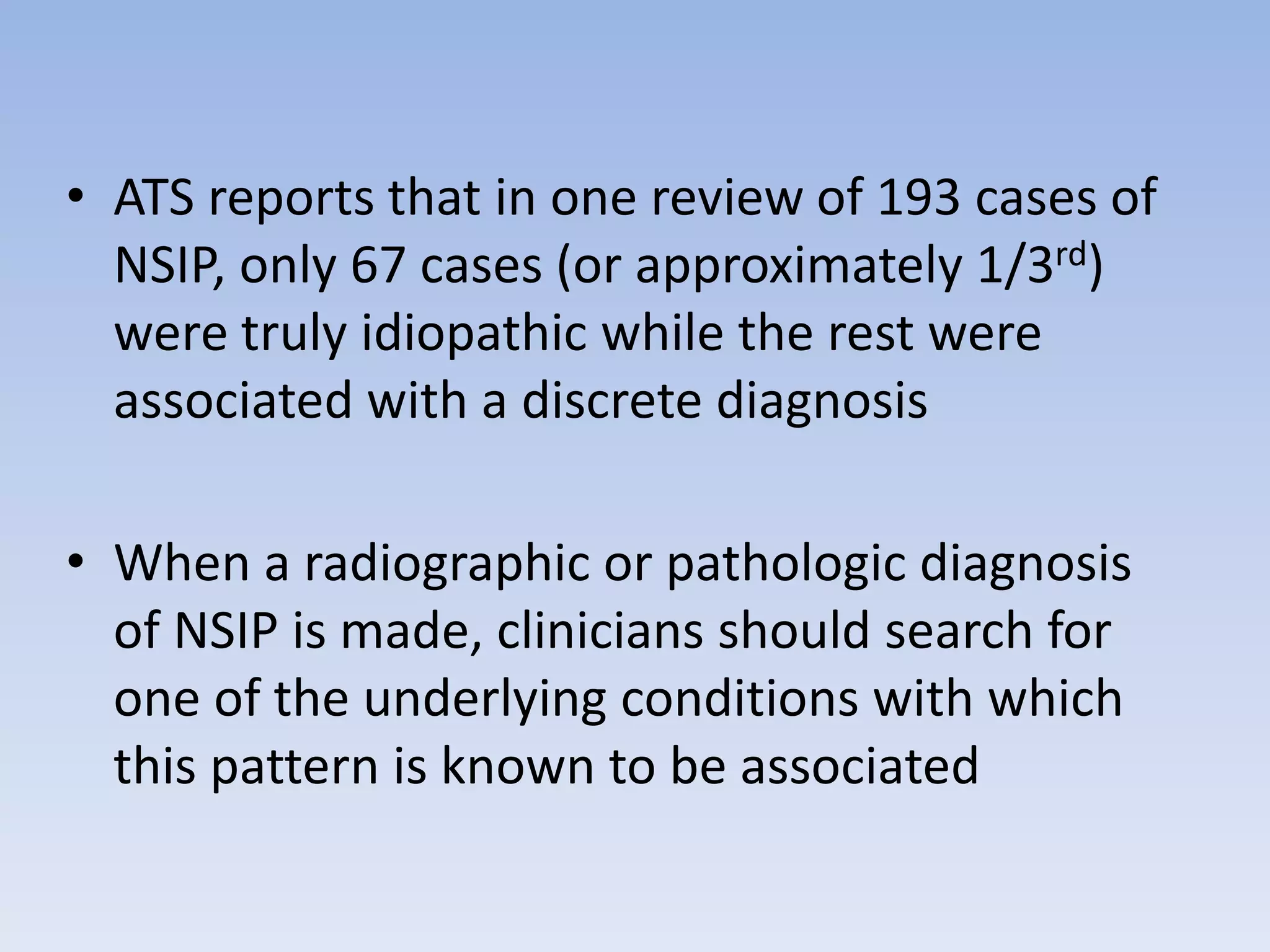 Idiopathic interstitial pneumonias | PPTX