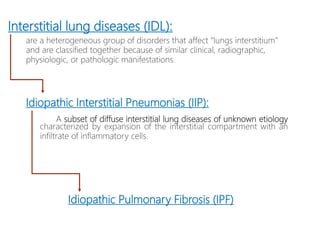 Idiopathic pulmonary fibrosis - by Naeel Shamia | PPTX