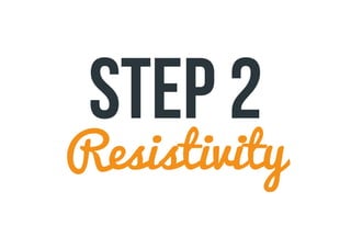 Resistivity
step 2
 