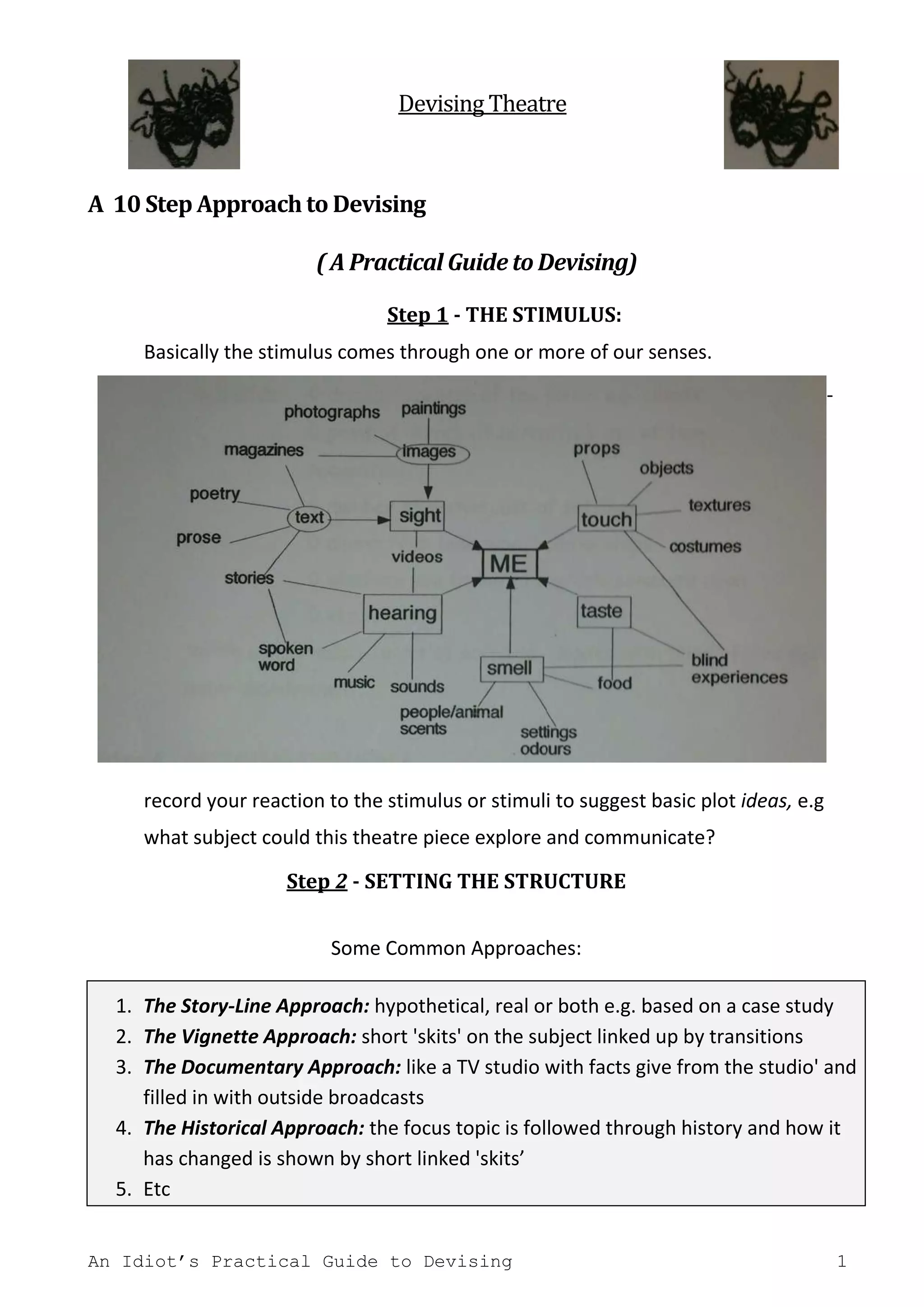 Idiots Guide to Devising ENG | PDF