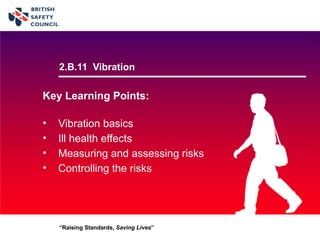 IDipOSH 2B11 v2 160514. trainingggggggpptx | PPT