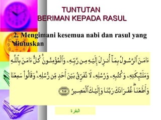 Sincere Rasul Beriman Kepada Rasul | PPT