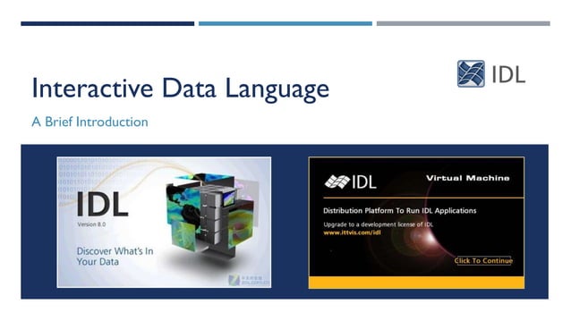 Interactive Data Language | PPT