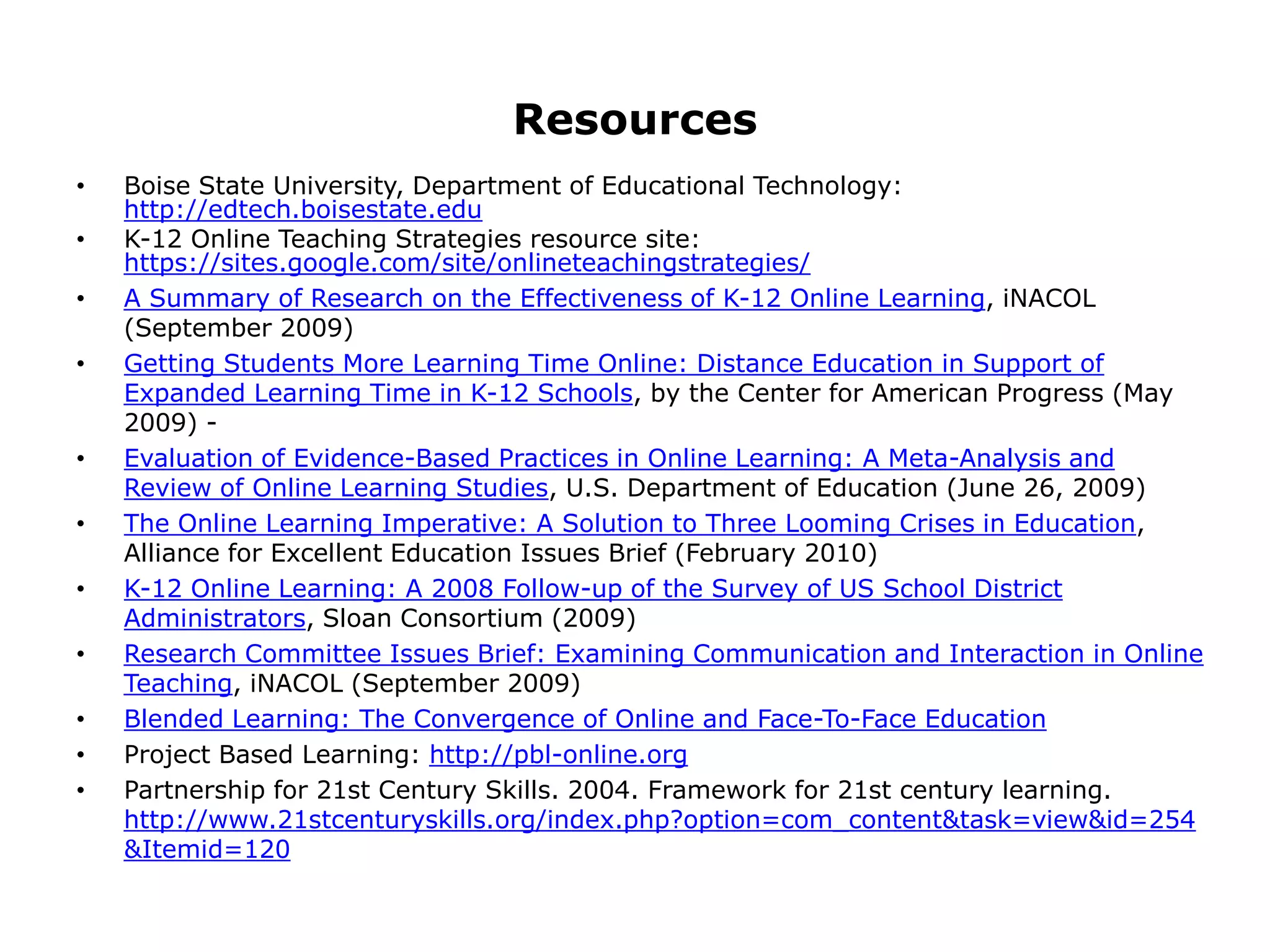 Active ParticipationInteractions within the learning community as well as engagement with the content being studied.Supported through:Authentic, collaborative, inquiry-based projectsnegotiated learning outcomes active research in the fieldpartnerships with the outside community
