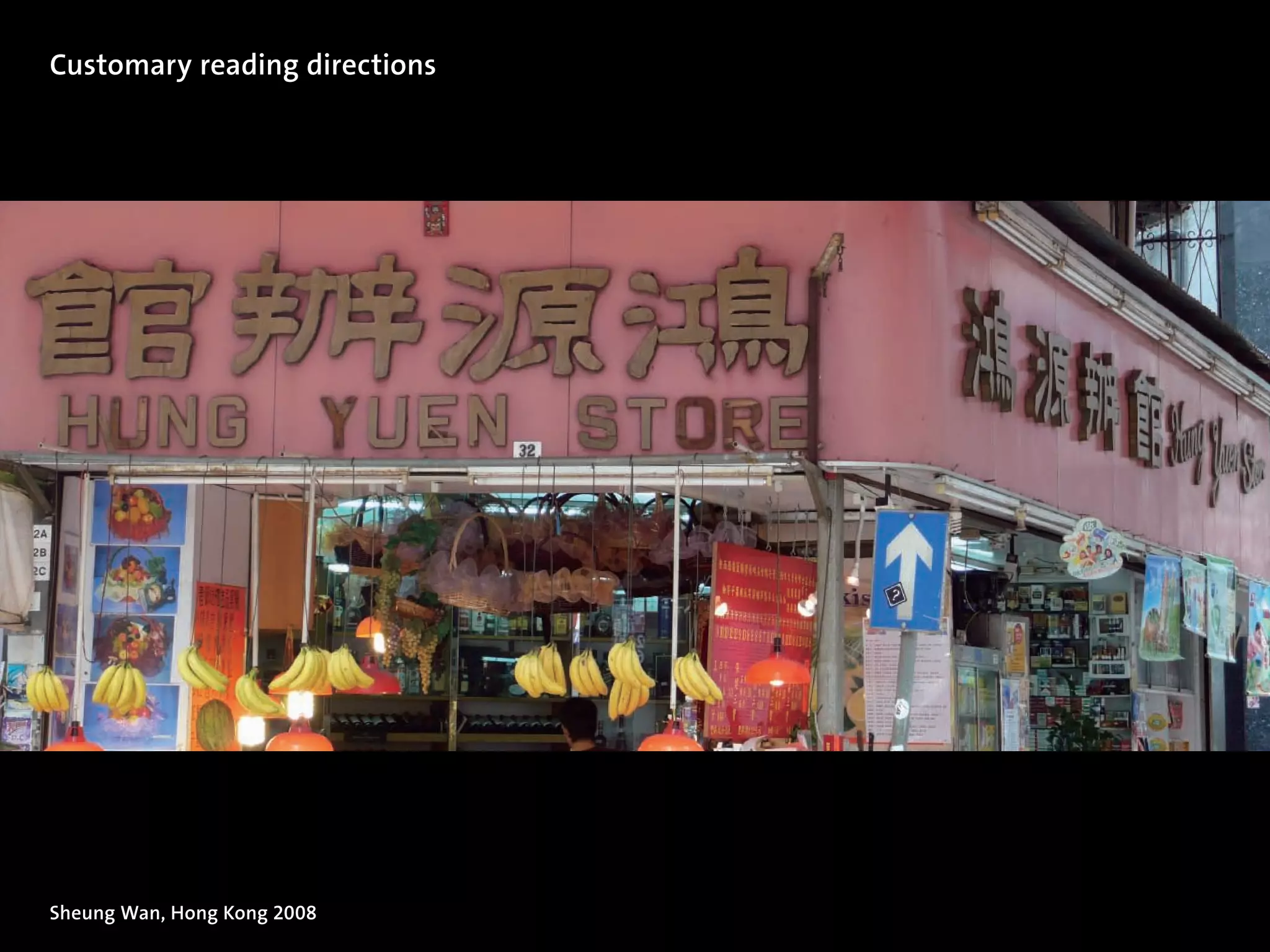 Customary reading directions




Sheung Wan, Hong Kong 2008
 