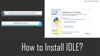 Introduction to Python IDLE, IDLE Installation and Configuration Tutorial