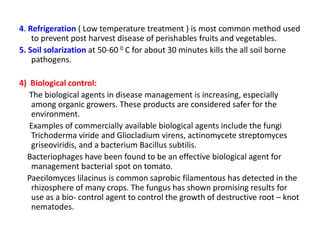 Integrated disease management of vegetables | PPTX