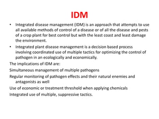 Integrated disease management of vegetables | PPTX