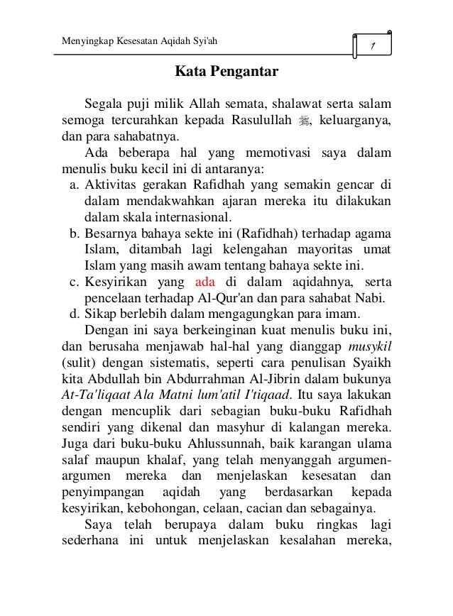 Buku Menyingkap Aqidah Syiah Kecil