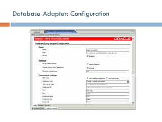 Database Adapter: Configuration 