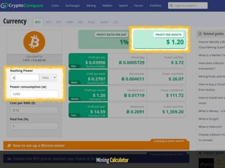 Mining Calculator 50 / 65
 