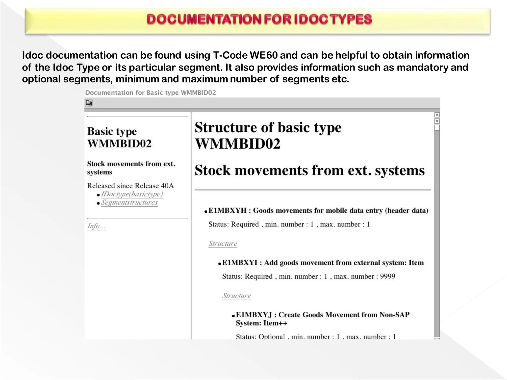 SAP Material management IDoc concept for data migration | PDF
