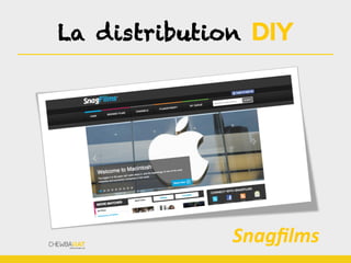Snagﬁlms	
  
La distribution DIY
 
