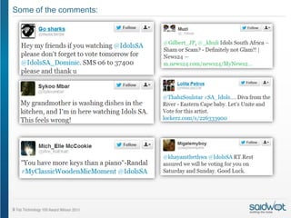 Some of the comments:
 