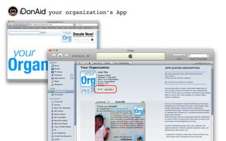 your organization’s App
 