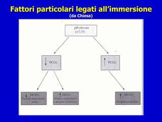 Fattori particolari legati all’immersione (da Chiesa)   