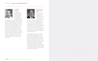 56 Chapter 4 | CARDIAC CT IN THE ­EMERGENCY ROOM
THE HEART REVEALED RADIOLOGY IN THE DIAGNOSIS AND MANAGEMENT OF CARDIAC CONDITIONS
DR. HAROLD
GOERNE
is a Cardiovascu-
lar Radiologist and
professor of cardiac
imaging in Western
National Medical
Center of Social Secu-
rity Mexican Institute
(Centro Médico Nacional de Occidente IMSS) and
Imaging and Diagnosis Center (Centro de Imagen
y Diagnóstico CID) in Guadalajara, Jalisco, Méx-
ico. He completed his radiology residency in 2011.
Since then he has shown a special interest in car-
diac imaging. In 2012, he was trained in cardiac
imaging in Cardiology National Institute (Insti-
tuto Nacional de Cardiología Ignacio Chávez) in
Mexico City. Then in February 2017, he completed
one year of a visiting senior fellowship in cardiac
imaging in the Division of Cardiothoracic Imaging,
Department of Radiology, University of Texas
Southwestern Medical Center, Dallas, TX, USA.
­­His job and publications are focused on cardiac
­CT and MRI.
PROF. DR. SUHNY
ABBARA, FACR,
FSCCT
is chief of the Car-
diothoracic Imag-
ing Division at UT
Southwestern Medical
Center in Dallas,
Texas. He graduated
from Heinrich-Heine-University, Düsseldorf,
Germany, where he also completed 18 months of
vascular surgery, followed by radiology train-
ing at Georgetown University, Washington, DC,
Massachusetts General Hospital, Harvard Medical
School, Boston. During his time as faculty at
MGH, he served as director of the Clinical Cardiac
Imaging Section and its fellowship; he also rose
to the rank of associate professor of radiology at
Harvard Medical School.
Professor Abbara served on several scientific
journal editorial boards and he was chosen to
lead the RSNA journal Radiology: Cardiotho-
racic Imaging as the Editor. He has co-authored
250 peer-reviewed PubMed-referenced articles
resulting in an h-index of more than 50. He has
authored several textbooks and numerous book
chapters and clinical guidelines. He chairs the
cardiac panels for the ACR Appropriateness
criteria. Professor Abbara has served as president
of the Certification Board of Cardiac CT (CBCCT)
and is President of the Society for Cardiovascular
Computed Tomography (SCCT).
 