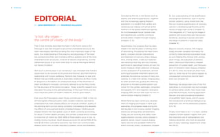 Editorial 76 Editorial 
THE HEART REVEALED RADIOLOGY IN THE DIAGNOSIS AND MANAGEMENT OF CARDIAC CONDITIONSTHE HEART REVEALED RADIOLOGY IN THE DIAGNOSIS AND MANAGEMENT OF CARDIAC CONDITIONS
Considering the rise in risk factors such as
obesity and arterial hypertension, together
with the increasingly ageing Western
population, it is evident that cardiac and
cardiovascular disease will remain at the
forefront of the global healthcare agenda
for the foreseeable future. Several trials
and registries are currently running to
provide better insights through imaging
(chapters 3, 13).
Nevertheless, the progress that has been
made in the last 50 years is nothing short
of astonishing. Procedures like heart trans-
plants, complex valvular interventions
and treatment of coronary artery disease
have, among others, made such spectac-
ular advances that they are now routinely
performed in specialised centres all over the
world. However, timely detection of disease,
correct evaluation of its extension, and the
outlining of possible treatment options still
predicate the eventual success of many pro-
cedures. It is here that cardiac imaging plays
an often-pivotal role, guiding the referring
physician to the best possible patient out-
come. For the cardiac radiologist, computed
tomography (CT) and magnetic resonance
imaging (MRI) are the main tools for non-in-
vasive cardiac imaging (chapter 1).
While there has been continuous develop-
ment of imaging techniques in other sub-
specialties, the progress made during the
last decade in non-invasive cardiac imaging
stands out among other achievements.
Today, we can routinely and safely inves-
tigate potential coronary artery disease in
patients; earlier, classic invasive angiog-
raphy was the only available method for
direct coronary artery visualisation (chapter
8). Our understanding of risk stratification
and prognosis prediction, even in asymp-
tomatic patients, using simple tools like
the non-invasive quantification of coronary
calcium is developing significantly as the
results of large trials come in (chapter 2).
The integration of CT during the triage of
patients with acute chest pain has proven
beneficial, resulting in quicker and safer
discharge of patients in selected cases
(chapter 4).
Beyond coronary arteries, MR imaging
today provides valuable information for
correctly characterising myocardial tissue,
as such helping the clinician with, among
other things, the evaluation of athlete’s
heart, infectious/inflammatory disease,
prevention of sudden death, and the evalu-
ation of ischaemic heart disease (chapters
5–7, 16–17). Also, this book will shed more
light on, what may at first glance appear as,
unsuspected connections like the heart-
brain axis (chapter 12).
Radiology has always been one of the first
specialties to incorporate new technologies
to achieve better results. New tissue map-
ping MRI techniques, evolving application
like pre- and post-procedural evaluation
of prosthetic heart valves, and of course
the introduction of artificial intelligence as
diagnostic tool will be addressed (chapters
9–11, 15).
Finally, since there is no ‘I’ in a team, several
chapters further explain insights from and
the important role of radiographers and
medical physicists, who form an essential
part of every radiology department (chap-
ters 18–21).
EDITORIAL	
BY JENS BREMERICH AND RODRIGO SALGADO
“a hot, dry organ –
the centre of vitality of the body”
That is how Aristotle described the heart in the fourth century B.C.
Although it was then thought to be a three-chambered structure, the
heart was already identified as being the most important organ of the
body. Our understanding of the anatomy and physiology of the heart
has evolved since then, but it remains without question one of the most
cherished human structures, a marvel of nature’s engineering, and the
referenced source of so much more than its role as the engine behind
our blood circulation.
With such a central place in our existence, it was inevitable that humans
would soon try to uncover its structure and function, and from there its
relationship with human wellbeing. Mankind had, however, to wait until
William Harvey’s 1628 publication Exercitatio Anatomica de Motu Cordis
et Sanguinis in Animalibus (An Anatomical Study of the Movement of
Heart and Blood in Animals), commonly referred to as De Motu Cordis,
for the discovery of the blood circulation. Today, scientific research and
education focusing on the pathophysiology of the heart forms one the
most important pillars of modern medicine, and for good reason.
Ever since the Framingham Heart Study commenced in 1948, in the city
of Framingham (Massachusetts, USA), modern medicine has tried to
understand how heart disease affects our physical condition, quality of
life and long-term survival, being constantly motivated by the devastat-
ing effects of unrecognised and/or untreated disease. Cardiovascular
disease remains the main global cause of death, currently accounting
for about 17 million deaths annually; this number is expected to increase
to more than 23 million by 2030. 80% of these deaths occur in low- to
middle-income countries. Heart disease accounts for almost 52% of the
total $7.28 trillion cumulative economic loss from non-communicable
disease (which also includes respiratory disease, cancer and diabetes).
 