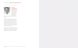 144 Chapter 14 | CERTIFICATE OF EXCELLENCE EBCR
THE HEART REVEALED RADIOLOGY IN THE DIAGNOSIS AND MANAGEMENT OF CARDIAC CONDITIONS
PROF. DR.
KARL-FRIEDRICH
KREITNER, MD, PHD
is professor of radi-
ology at the Depart-
ment of Diagnostic
and Interventional
Radiology at Uni-
versitätsmedizin
Mainz, Johannes Gutenberg University in Mainz,
Germany.
He received his medical degree from that same
institution in 1985 and was board certified in
diagnostic radiology in 1991; since 2008 he has
held a full professorship. He held visiting pro-
fessorships at the University of Toronto and at
McMaster University, Hamilton, Ontario, Canada
(2011), at the University of Zürich (2013) and the
University of Vienna (2018).
Professor Kreitner has authored more than 200
publications in peer-reviewed journals, more than
20 book chapters and has delivered more than
500 talks at national or international meetings.
 