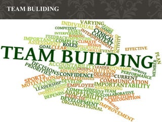 TEAM BULIDING
 