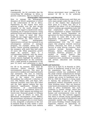 Prospects and Challenges of Sustainable Development in Africa | PDF