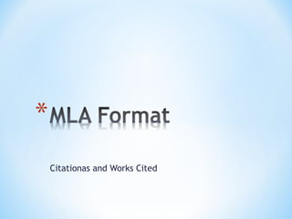 Citationas and Works Cited 