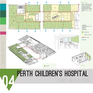 perth children’s hospital
04 offices and healthcare
colourpalette
 