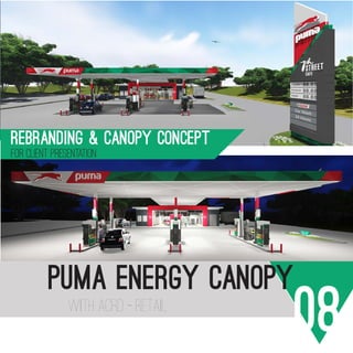 puma energy canopy
08with acrd - retail
Rebranding & Canopy Concept
for client presentation
 