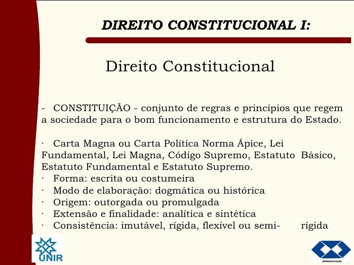 Direito constitucional legislativo resumo