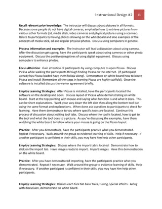 After discussion learners will choose pictures to edit