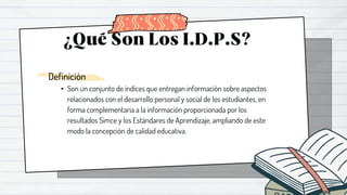 INDICES DE DESARROLLO PERSONAL Y SOCIAL - PSP | PPTX