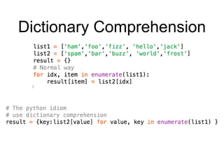 Everyday Python Idioms | PPT