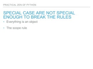 Practical Zen of Python | PPTX