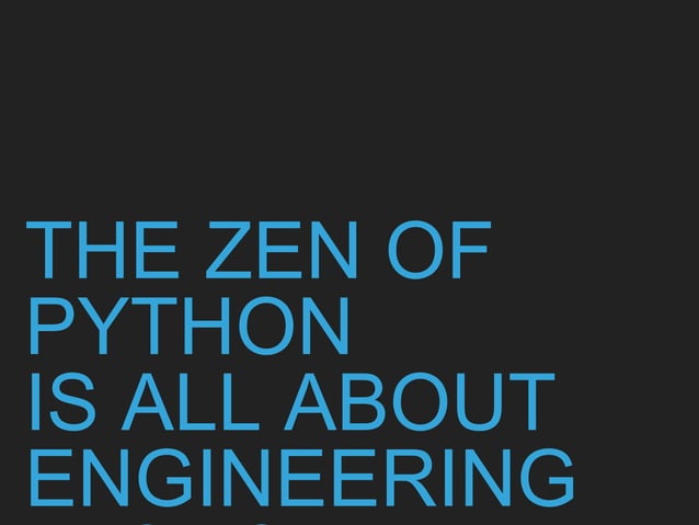 Practical Zen of Python | PPTX