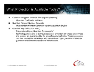 The Quantum Era & Quantum Key Distribution | PDF