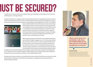 must be secured?The IDRA José A. Cárdenas School Finance Fellows Program was established in 2013 by IDRA to honor the memo...