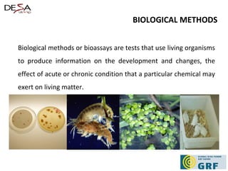 Selection of Biological Methods for Industrial Effluents Assessments | PPT