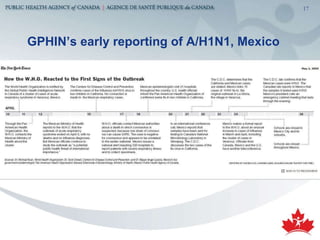 GPHIN’s early reporting of A/H1N1, Mexico 