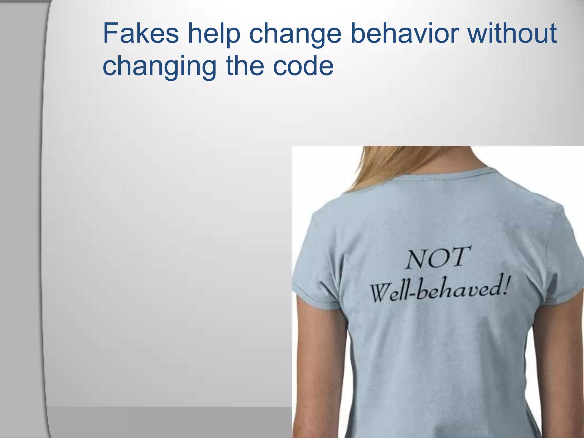 Fakes help verify calls 