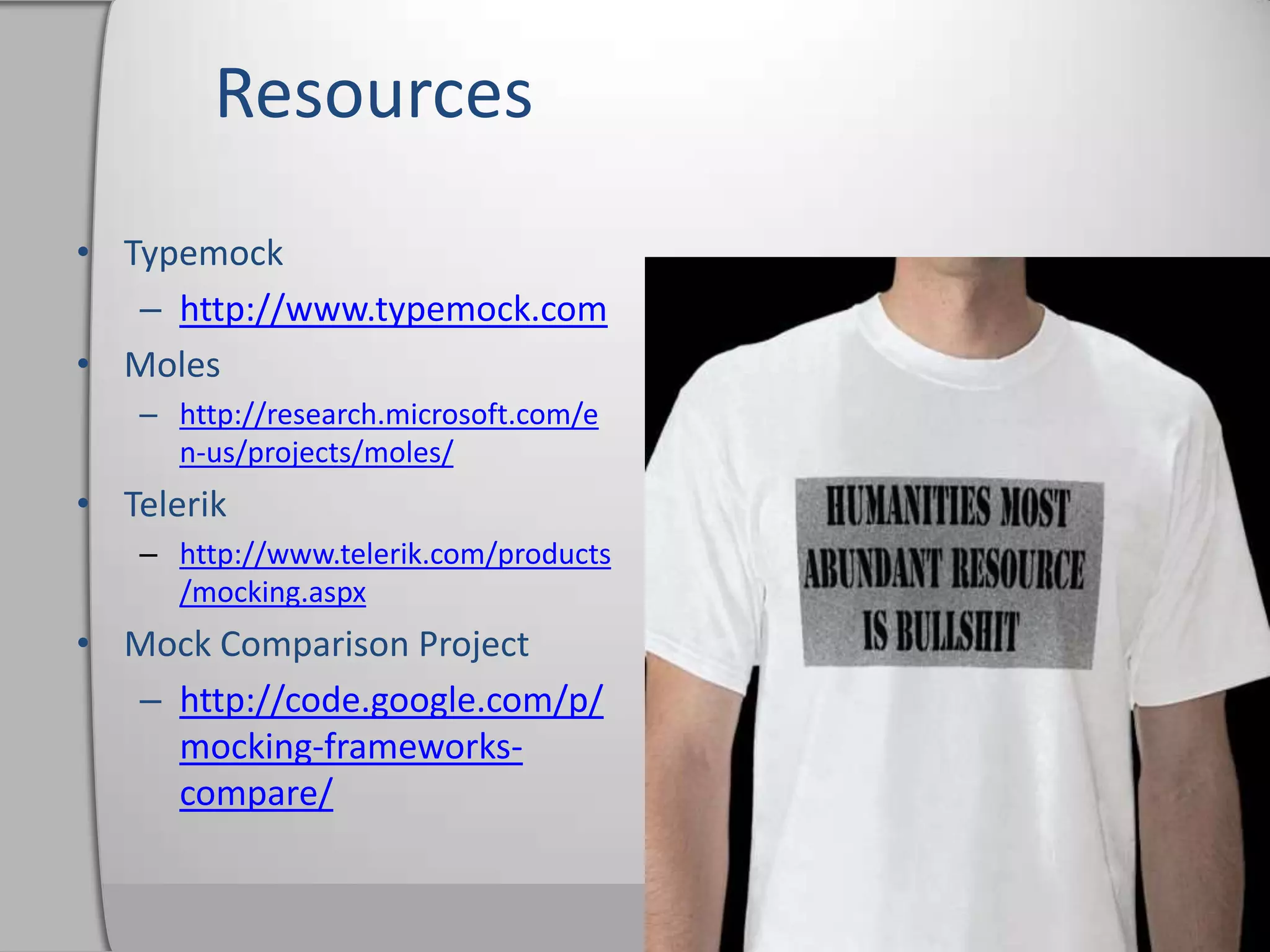 Questions?Twitter: @gil_zilberfeldhttp://www.gilzilberfeld.comgilz@typemock.com