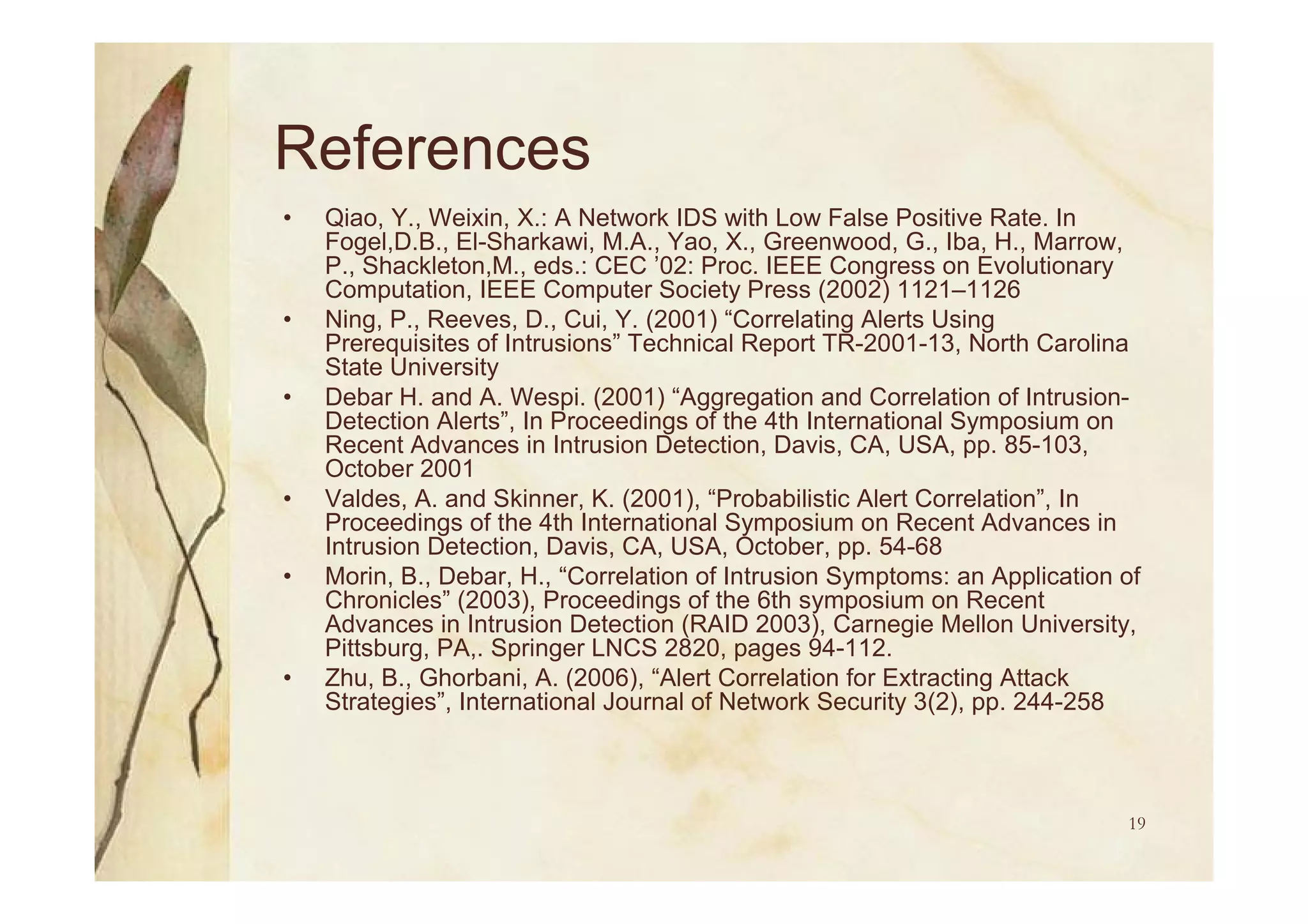 IDS - Fact, Challenges and Future