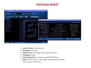 Sub Seven (Sub7)
 