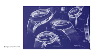 Blue paper, negative sketch.
149
 