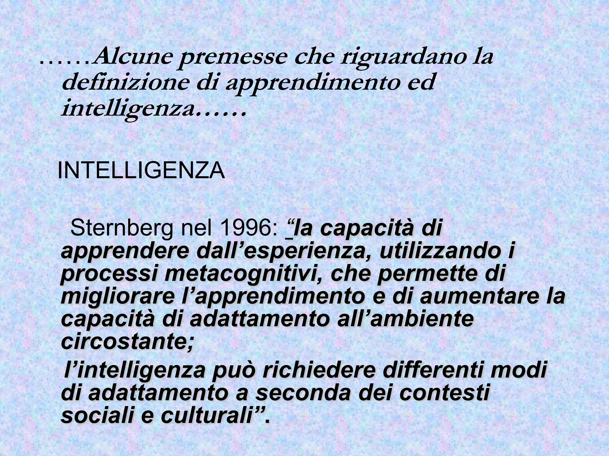 della sua evoluzione